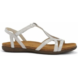 image:imageNAOT Footwear Womens Dorith Sandal with Cork Footbed and Arch Support Footbed  Adjustable Sandal With Backstrap  Comfort and Support  Lightweight and Perfect for Travel  Narrow to Medium FitQuartz Metallic Leather