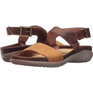 image:imageNAOT Footwear Womens Haki SandalOily Dune NubuckSaddle Brown Lthr