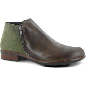 image:imageNAOT Footwear Womens Helm BootPecan Brown LthrOily Olive Suede