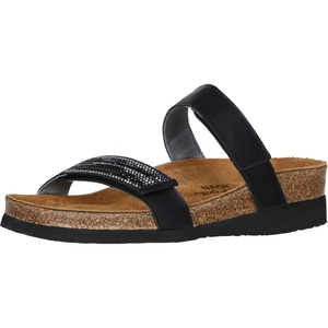 image:imageNAOT Footwear Womens Indiana SandalJet Black Lthr WBlackPurple Multi Rivets
