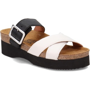 image:imageNAOT Footwear Womens Juliette SandalSoft Black LthrWhite Lthr