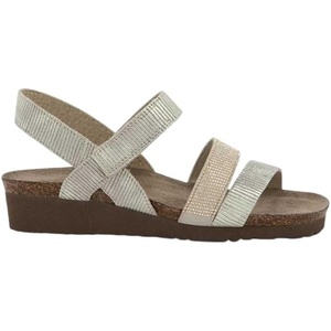 image:imageNAOT Footwear Womens Krista SandalStriped Suede With Light Gold