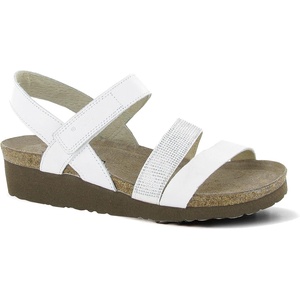 image:imageNAOT Footwear Womens Krista SandalWhite LthrWhite WSilver Rivets