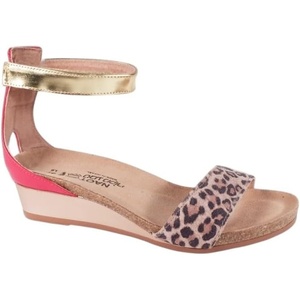 image:imageNAOT Footwear Womens Pixie SandalCheetahKiss RedGold Lthr