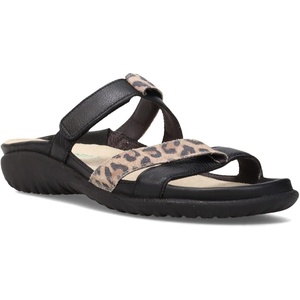 image:imageNAOT Footwear Womens Tariana SandalSoft Black LthrCheetah Suede
