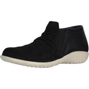 image:imageNAOT Footwear Womens Terehu Slip On ShoeBlack Velvet NubuckBlack Raven Lthr