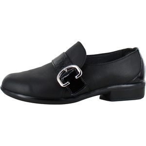 image:imageNAOT Footwear Womens Viscol LoaferJet Black LeatherBlack Crinkle Patent Leather