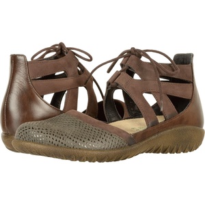 image:imageNAOT Footwears Womens Laceup Kata ShoeBrown CrocCoffee BeanPecan Brown