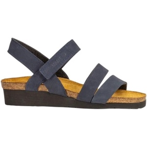 image:imageNAOT Kayla Womens Sandals  Supportive 3Strap Design with Backstrap Cork amp Latex Footbed  Arch Support  TravelFriendly Comfortable Walking Sandals for AllDay WearNavy Velvet Nubuck