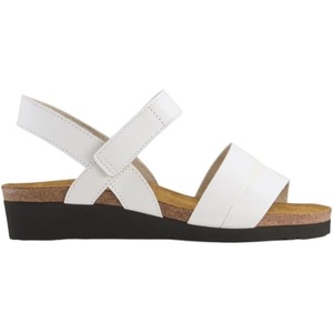 image:imageNAOT Kayla Womens Sandals  Supportive 3Strap Design with Backstrap Cork amp Latex Footbed  Arch Support  TravelFriendly Comfortable Walking Sandals for AllDay WearWhite Leather