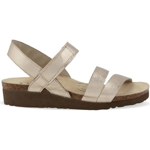 image:imageNAOT Kayla Womens Sandals  Supportive 3Strap Design with Backstrap Cork amp Latex Footbed  Arch Support  TravelFriendly Comfortable Walking Sandals for AllDay WearRadiant Gold Leather