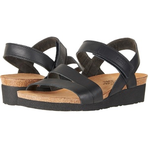 image:imageNAOT Kayla Womens Sandals  Supportive 3Strap Design with Backstrap Cork amp Latex Footbed  Arch Support  TravelFriendly Comfortable Walking Sandals for AllDay WearBlack