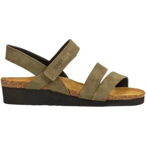 image:imageNAOT Kayla Womens Sandals  Supportive 3Strap Design with Backstrap Cork amp Latex Footbed  Arch Support  TravelFriendly Comfortable Walking Sandals for AllDay WearOily Olive Suede