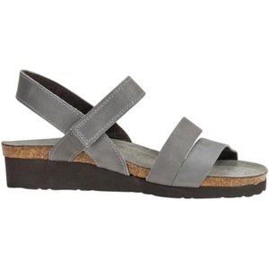 image:imageNAOT Kayla Womens Sandals  Supportive 3Strap Design with Backstrap Cork amp Latex Footbed  Arch Support  TravelFriendly Comfortable Walking Sandals for AllDay WearVintage Slate Leather