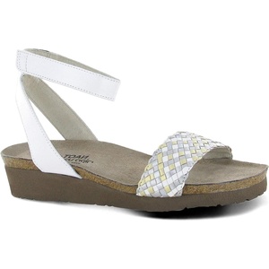 image:imageNAOT Womens Abbie SandalWhite Metallic Multi BraidWhite Pearl Lthr