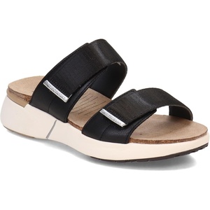 image:imageNAOT Womens Calliope SandalSoft Black LeatherBlack Woven Strap