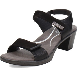 image:imageNAOT Womens Intact SandalBlack Velvet NubuckBlack Leather Combo