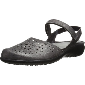 image:imageNaot Womens Arataki Flat SandalGray Shimmer Lthr