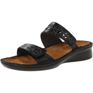 image:imageNaot Womens Cornet Slide SandalBlack RavenGlass Silver