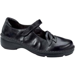 image:imageNaot Womens Primrose Mary Jane FlatBlack Madras LeatherBlack Crinkle Patent Leather