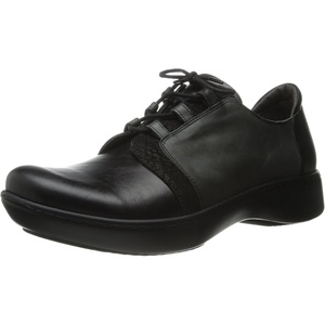 image:imageNaot Womens Riviera FlatBlack Madras LeatherBlack Crackle LeatherTin Gray LeatherBlack Raven Leather