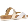 image:imageNAOT Footwear Fresno Womens Toe Loop Slide Sandal with Cork Footbed and Arch Support  Buckle  Comfort and Support  Lightweight and Perfect for Travel  Medium to Wide FitSoft Silver
