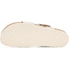 image:imageNAOT Footwear Fresno Womens Toe Loop Slide Sandal with Cork Footbed and Arch Support  Buckle  Comfort and Support  Lightweight and Perfect for Travel  Medium to Wide FitSoft Silver