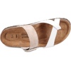 image:imageNAOT Footwear Fresno Womens Toe Loop Slide Sandal with Cork Footbed and Arch Support  Buckle  Comfort and Support  Lightweight and Perfect for Travel  Medium to Wide FitWhite