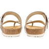 image:imageNAOT Footwear Fresno Womens Toe Loop Slide Sandal with Cork Footbed and Arch Support  Buckle  Comfort and Support  Lightweight and Perfect for Travel  Medium to Wide FitSoft Silver