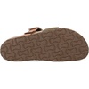 image:imageNAOT Footwear Fresno Womens Toe Loop Slide Sandal with Cork Footbed and Arch Support  Buckle  Comfort and Support  Lightweight and Perfect for Travel  Medium to Wide FitLatte Brown LthrOily Olive Suede