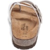 image:imageNAOT Footwear Fresno Womens Toe Loop Slide Sandal with Cork Footbed and Arch Support  Buckle  Comfort and Support  Lightweight and Perfect for Travel  Medium to Wide FitWhite