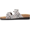 image:imageNAOT Footwear Santa Barbara Womens Slide with Cork Footbed and Arch Comfort and Support  Slip On Lightweight and Perfect for TravelGray Cobra Lthr