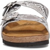 image:imageNAOT Footwear Santa Barbara Womens Slide with Cork Footbed and Arch Comfort and Support  Slip On Lightweight and Perfect for TravelGray Cobra Lthr