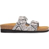 image:imageNAOT Footwear Santa Barbara Womens Slide with Cork Footbed and Arch Comfort and Support  Slip On Lightweight and Perfect for TravelGray Cobra Lthr