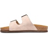 image:imageNAOT Footwear Santa Barbara Womens Slide with Cork Footbed and Arch Comfort and Support  Slip On Lightweight and Perfect for TravelSand Stone Suede