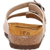 image:imageNAOT Footwear Santa Barbara Womens Slide with Cork Footbed and Arch Comfort and Support  Slip On Lightweight and Perfect for TravelSand Stone Suede
