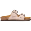 image:imageNAOT Footwear Santa Barbara Womens Slide with Cork Footbed and Arch Comfort and Support  Slip On Lightweight and Perfect for TravelSand Stone Suede