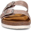 image:imageNAOT Footwear Santa Barbara Womens Slide with Cork Footbed and Arch Comfort and Support  Slip On Lightweight and Perfect for TravelSoft Rose Gold Leather