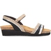 image:imageNAOT Footwear Womens Beverly SandalSoft Black LthrSoft Beige LthrSoft Silver Lthr