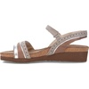 image:imageNAOT Footwear Womens Beverly SandalSoft Stone LthrLight Gray NubuckSoft Silver Lthr