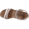 image:imageNAOT Footwear Womens Beverly SandalSoft Stone LthrLight Gray NubuckSoft Silver Lthr