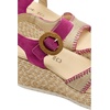 image:imageNAOT Footwear Womens Majorca SandalFuchsia SuedeLinen Raffia