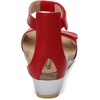 image:imageNAOT Footwear Womens Mermaid SandalKiss Red Lthr