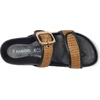 image:imageNAOT Footwear Womens Nashville SandalSoft Black LeatherGolden Brown Raffia