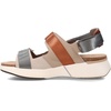 image:imageNAOT Footwear Womens Odyssey SandalBeige Lizard LeatherSoft Chestnut LeatherSoft Silver Leather