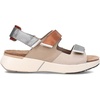image:imageNAOT Footwear Womens Odyssey SandalBeige Lizard LeatherSoft Chestnut LeatherSoft Silver Leather