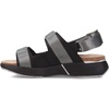 image:imageNAOT Footwear Womens Odyssey SandalSoft Black LthrSterling LthrSoft Silver Lthr
