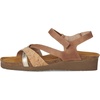 image:imageNAOT Footwear Womens Sophia SandalLatte Brown LeatherCork LeatherRadiant Gold