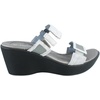 image:imageNAOT Footwear Womens Treasure Wedge SandalSilver SnakeSterling Lthr