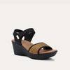 image:imageNAOT Summer RaffiaSoft Black LeatherGold Brown Raffia